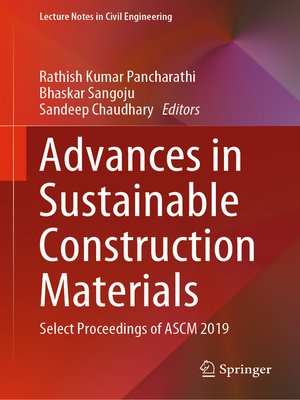 cover image of Advances in Sustainable Construction Materials